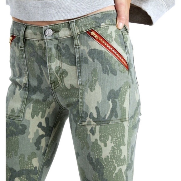 Etienne Marcel Camo Jeans Size 25 - Picture 4 of 13